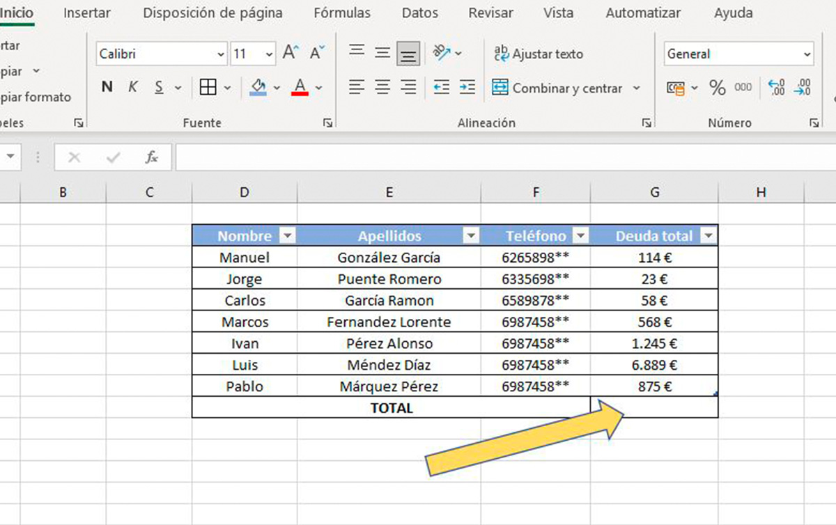 Cómo hacer una hoja de cálculo en Excel con fórmulas