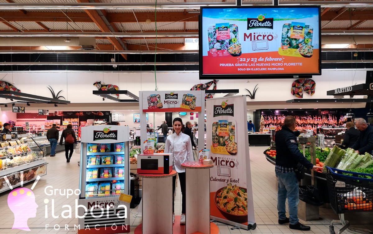 Trabaja como promotor en punto de venta